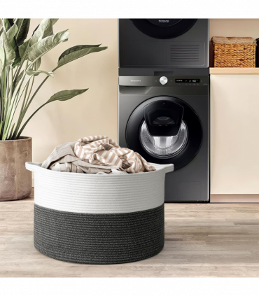 Cotton Rope Laundry Basket
