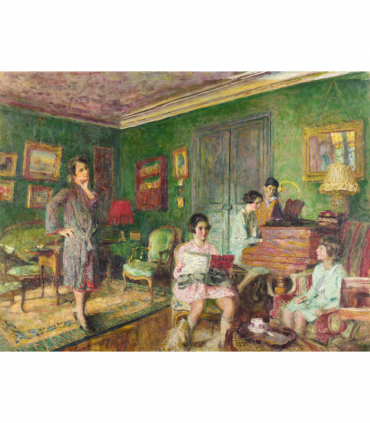 Madame Andre Wormser and her Children - National Gallery 1000 Piece Jigsaw Puzzle