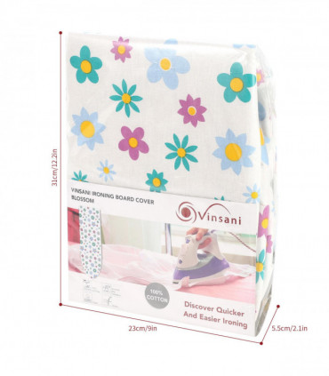VINSANI IRONING BOARD COVER BLOSSOM 1010096