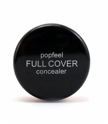 Popfeel Palette Concealer Cream Make-up Foundation Cover for Face, Dark Brown