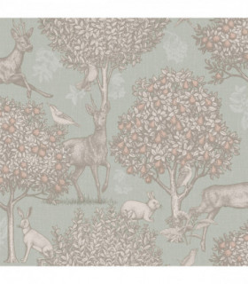 Woodland Scene Sage Green sw12