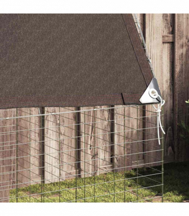 vidaXL Rabbit Cage Silver 400 x 100 x 210 cm Galvanised Steel