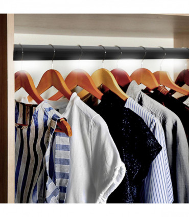 Lighting Bar With Motion Heat Sensor Aluminum 10 LED's 76cm White