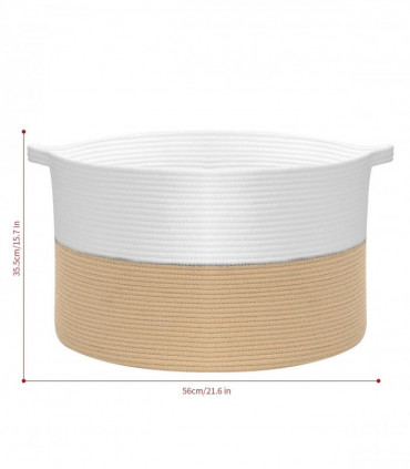 Cotton Laundry Basket