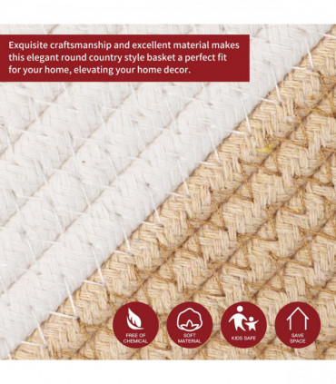 Cotton Laundry Basket