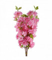 Pack of 6 x 100cm Pink Artificial Blossom Stem