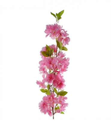 Pack of 6 x 100cm Pink Artificial Blossom Stem
