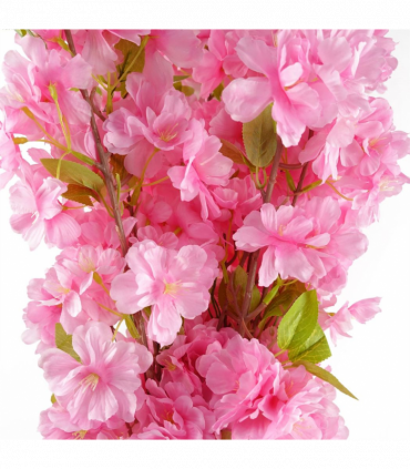 Pack of 6 x 100cm Pink Artificial Blossom Stem