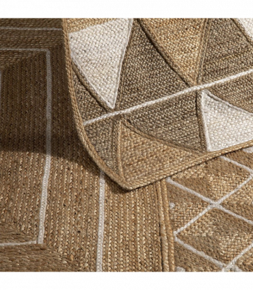 Prestbury Border Handbraided 120x170cm Natural Rug