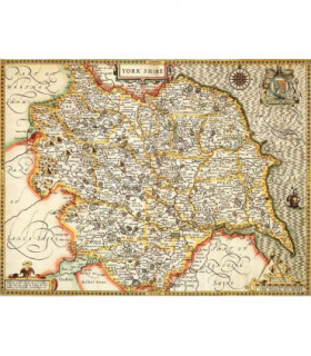 Yorkshire Historical Map 1000 Piece Jigsaw Puzzle (1610)