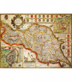 Yorkshire North & East Riding Historical Map 1000 Piece Jigsaw Puzzle (1610)