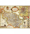 Yorkshire West Riding Historical Map 1000 Piece Jigsaw Puzzle (1610)