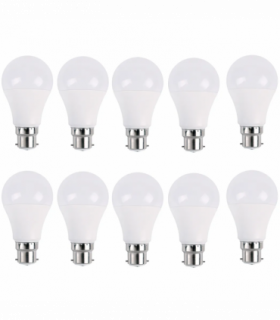 10 Pack 15W B22 Screw LED Light GLS bulbs, Energy Saving Edison  Cool White 6000K non dimmable lights