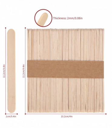 Wooden lolly sticks 300 Natural wood 1cm x 9.3cm for DIY art and crafts