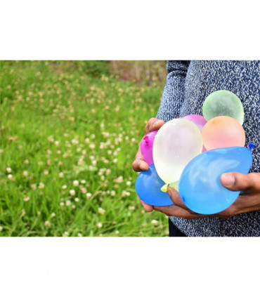 Waterbomb Balloons Aqua Shot 200 Balloons Nozzle Party Bag Fillers Kids Outdoor