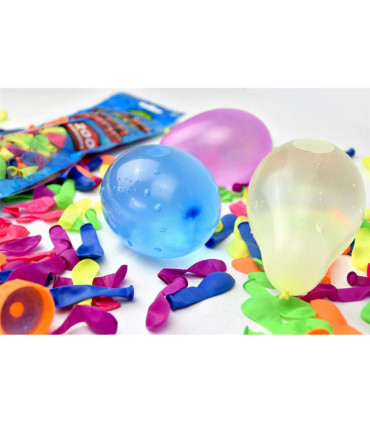 Waterbomb Balloons Aqua Shot 200 Balloons Nozzle Party Bag Fillers Kids Outdoor