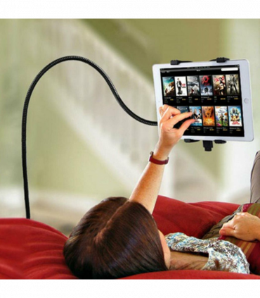 Tablet Holder Aquarius 360 Degree Clamp Tablet Holder for Smart Devices - Red