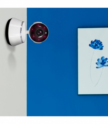 Aquarius 360 HD Indoor Smart Home White Camera With 8GB Gold Micro Sd Card