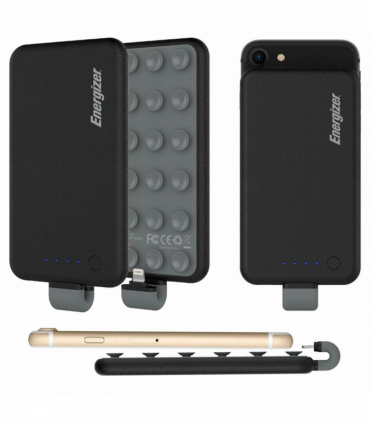 Power Bank 4000mAh Black Micro USB Compact Slim Fast Charging 2.0A Output