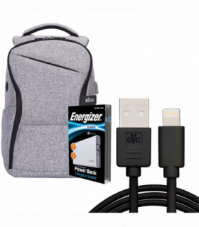 Energizer V208724 Laptop Charging Bag With Energizer UE10004QC Power Bank