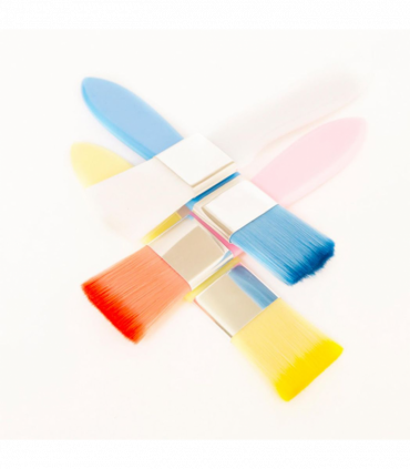 Envie Colourful Makeup Paintbrush Style Foundation Brush MX04, Yellow