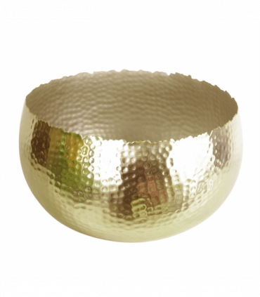 Large Artificial Orchids Display with XL Metal Bowl Planter 70x70cm