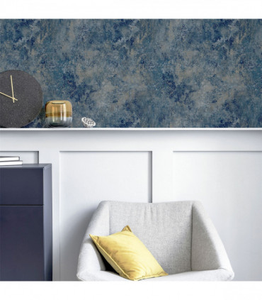 Modern Raffia Navy & Natural sw6