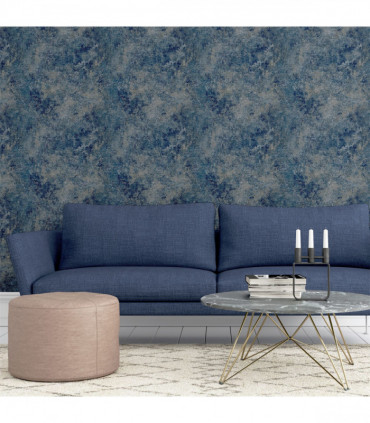 Modern Raffia Navy & Natural sw6