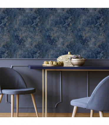 Modern Raffia Navy & Natural sw6