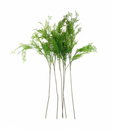Pack of 6 x 120cm Artificial Boston Fern Stem Filler