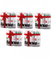 Renova 2 Ply Christmas Print Xmas Absorbent Toilet Tissue Paper 45 Rolls - White
