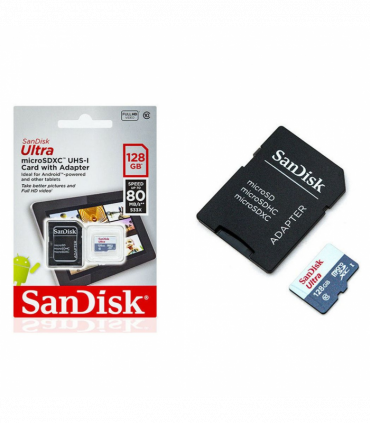 SanDisk Ultra 128 GB, Class 10 (10MB/s) - microSDXC Card