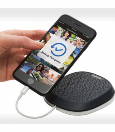 SanDisk iXpand Base For Phone Charging & Backup - Black 32 GB