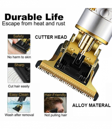 Small LCD Screen Display Professional Men Cordless Hair Clippers Beard Trimmer Cutting Machine Kit