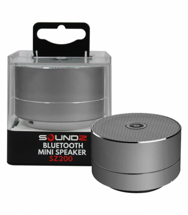 Soundz Bluetooth 3W Aux Port Mini Speaker SZ200 - Gold/Space Grey/Silver[Grey]