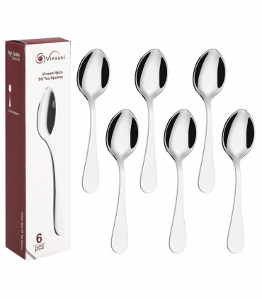 Vinsani 6pcs SS Tea Spoons 1010091
