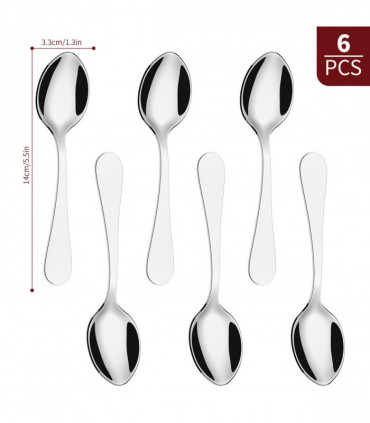 Vinsani 6pcs SS Tea Spoons 1010091