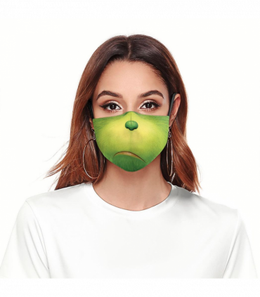 Termin8 Adult Face Mask The Grinch