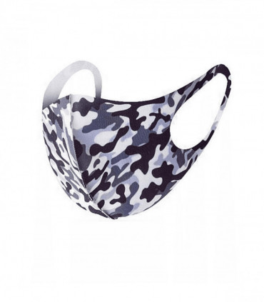 Termin8 Camoflage Resuable and Washable Face Mask Blue x 1 Mask