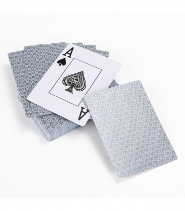 Vinsani Traditional Check Poker Casino Plastic Coated Playing Cards 12 Decks