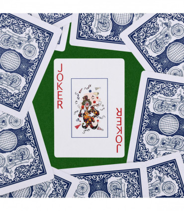 Vinsani Traditional Motorbike Poker Casino Plastic Coated Playing Cards 12 Decks