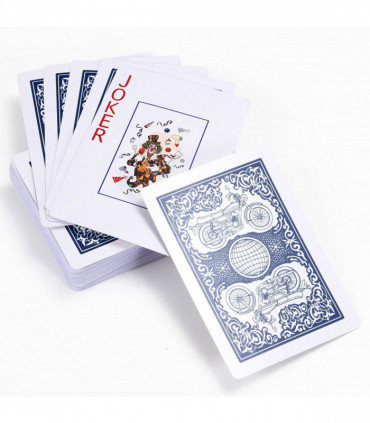 Vinsani Traditional Motorbike Poker Casino Plastic Coated Playing Cards 6 Decks