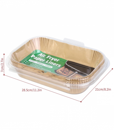Vinsani 100pcs Air fryer paper liners 1010406