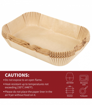 Vinsani 100pcs Air fryer paper liners 1010406
