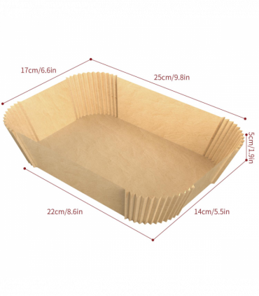 Vinsani 200pcs Air fryer paper liners 1010407