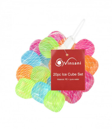 Vinsani 60pcs Multicoloured Ice Cubes