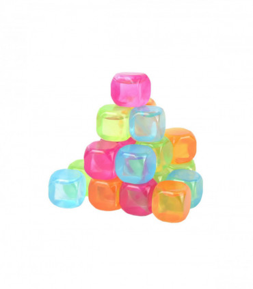 Vinsani 60pcs Multicoloured Ice Cubes