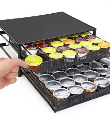 Vinsani Black Coffee Pod Double Drawer 1010402
