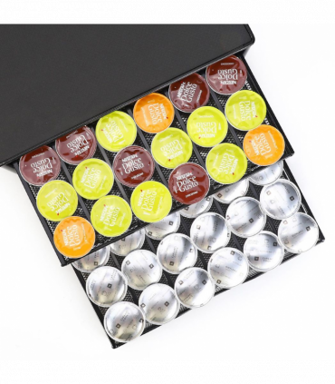 Vinsani Black Coffee Pod Double Drawer 1010402