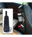 Vinsani Car Multi Side Pocket Seat Storage Hanging Bag Organise Pouch - Black